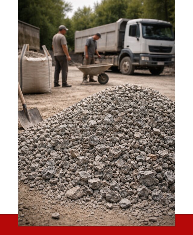 Гранитный щебень фракция 20-40 в Шуе от 3290 руб. ПРОНЕРУДШуя