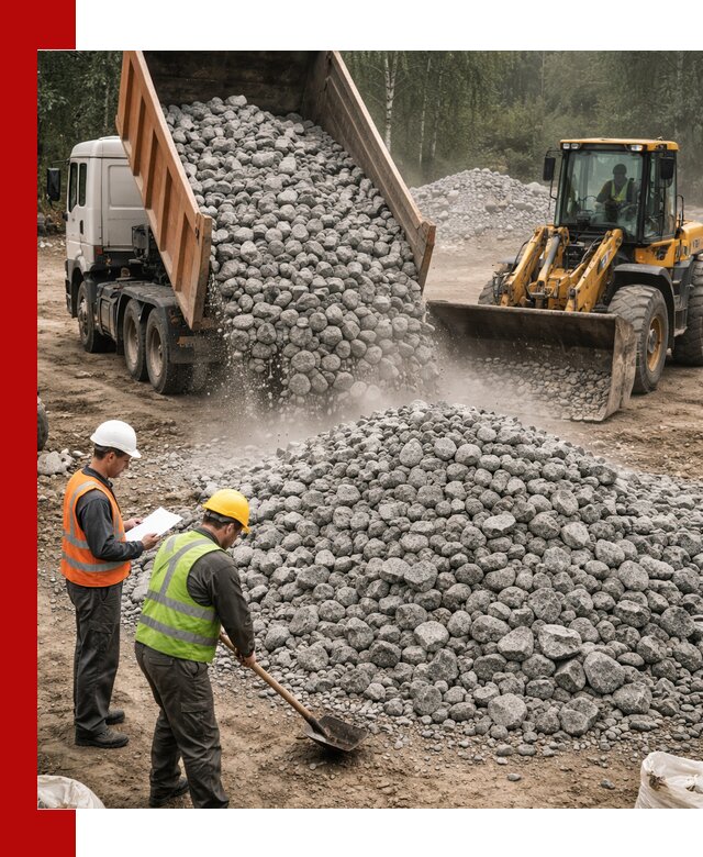 Гранитный щебень фракция 70-150 доставка в Шуе