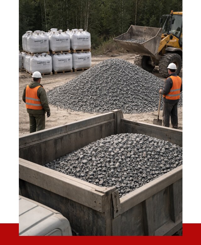 Щебень габбро диабаз 20-40 в Шуе от 3495 руб. | ПРОНЕРУДШуя