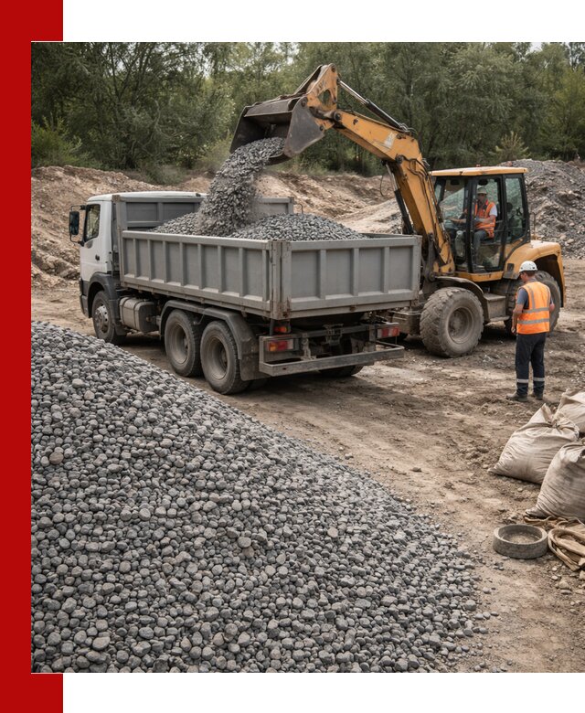Доставка гравийного щебня в Шуе оптом и в розницу