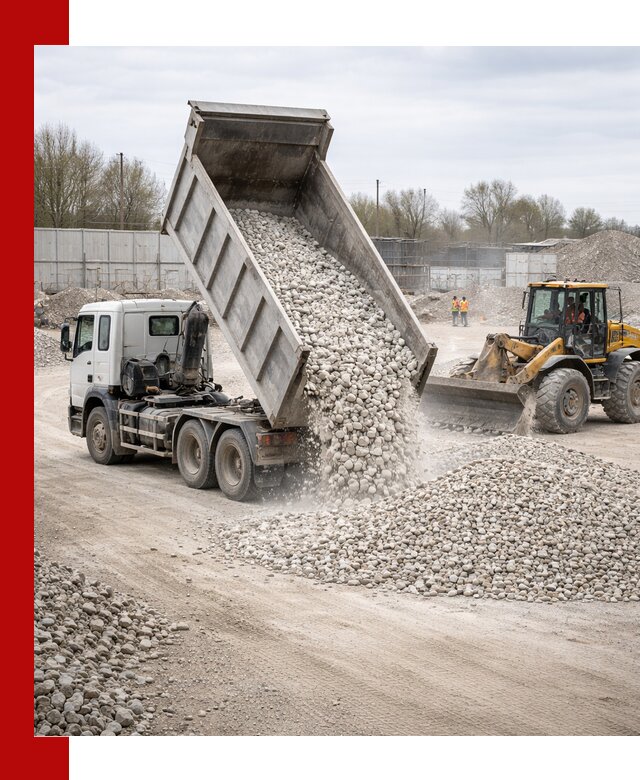 Доставка и продажа известнякового щебня в Шуе