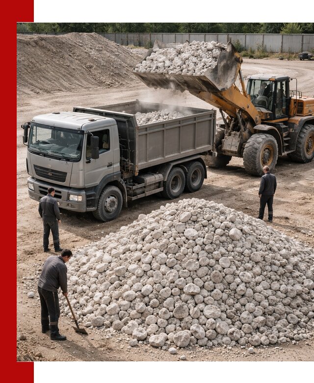 Известняковый щебень фракция 70–150 с доставкой в Шуе