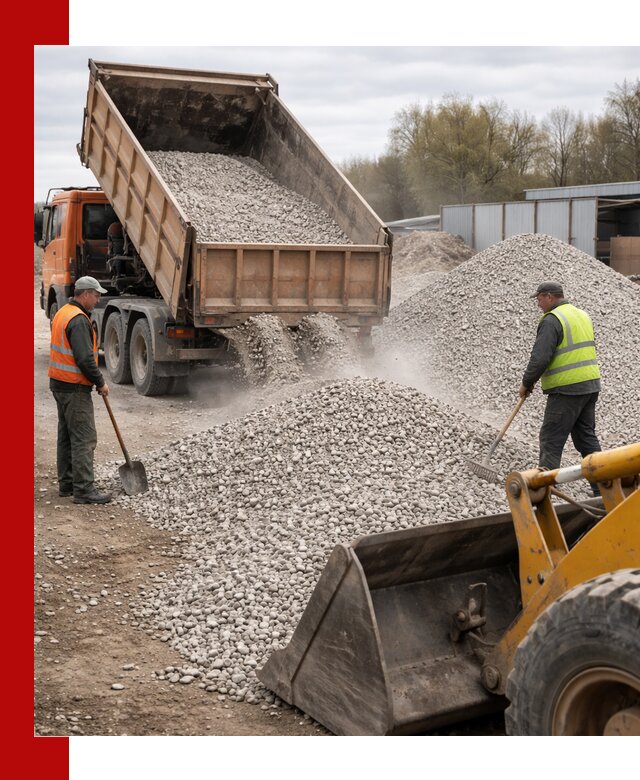 Доломитовый щебень фракции 5-20 с доставкой в Шуе