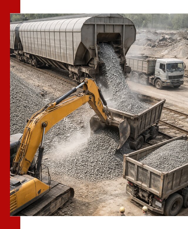 Доставка железнодорожного щебня в Шуе крупными партиями быстрого отгруза