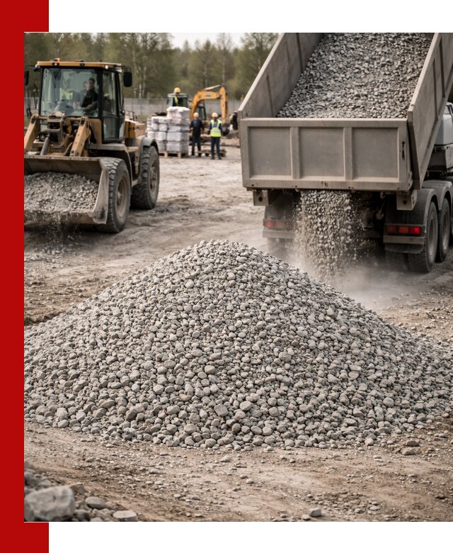 Вторичный щебень фракции 5-20 в Шуе — доставка и продажа крупнотоннажно