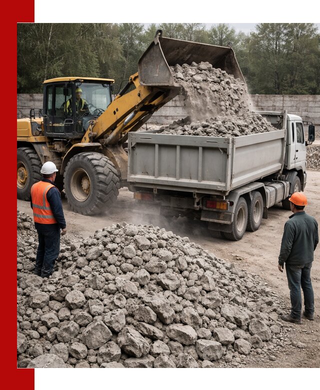 Вторичный щебень фракция 70–150 в Шуе с доставкой