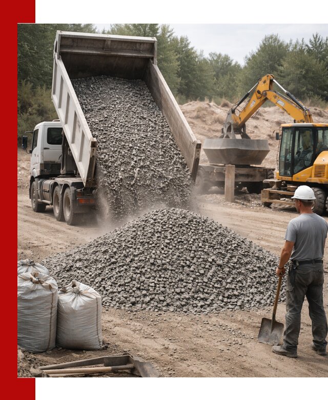 Доставка и продажа бетонного щебня в Шуе