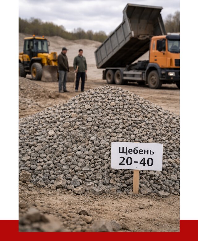 Бетонный щебень фракция 20-40 в Шуе от 2519 р. | ПРОНЕРУДШуя