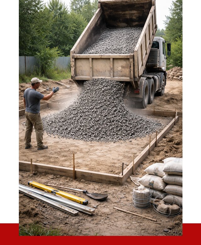 Купить щебень для фундамента в Шуе от 4626 р. | ПРОНЕРУДШуя