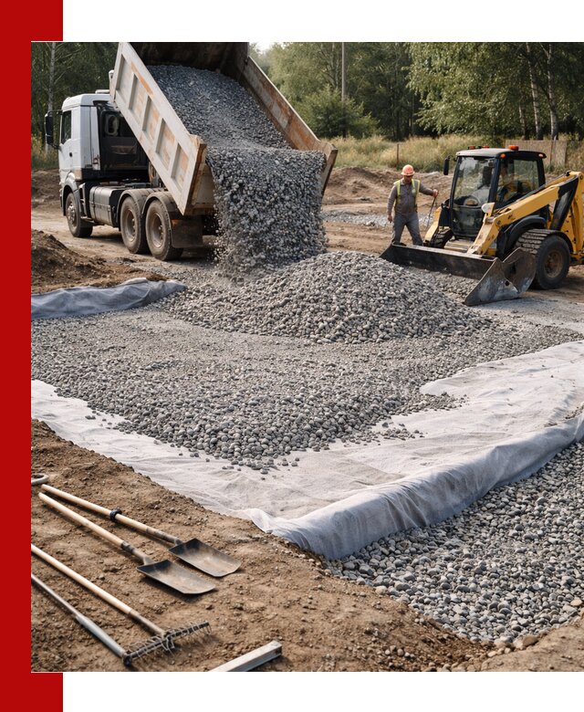 Щебень для фундамента с доставкой в Шуе