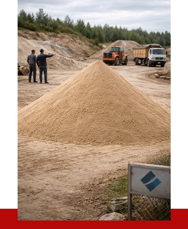 Карьерный песок навалом в Шуе от 1850 р. | ПРОНЕРУДШуя