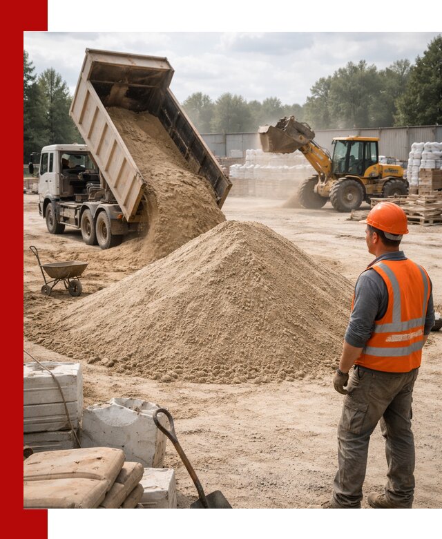 Доставка строительного песка с самосвалом в Шуе