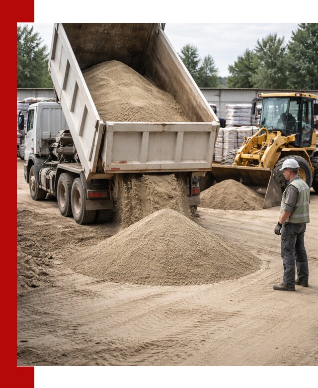 Поставка и доставка песка для бетона в Шуе