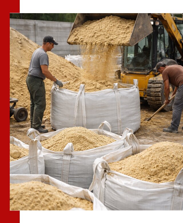 Поставка качественного песка для кладки в Шуе