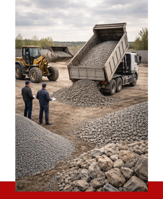 Гравий и камень с доставкой в Шуе от 4318 р. - ПРОНЕРУДШуя