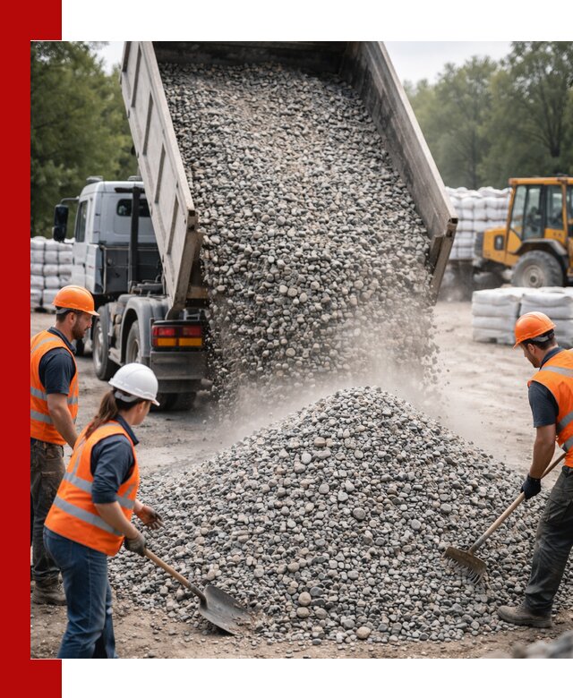 Доставка гравия и камня в Шуе оптом и в розницу