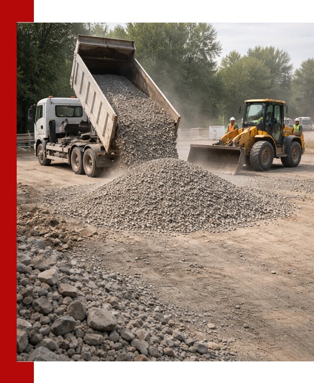 Гравий фракция 5–20 доставка в Шуе оптом и в розницу