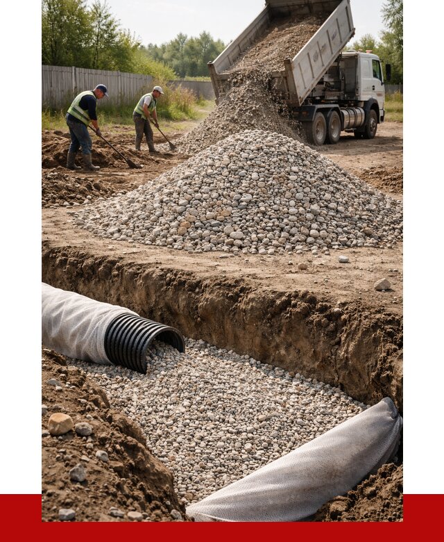 Гравий для дренажа в Шуе от 2262 р., доставка ПРОНЕРУДШуя