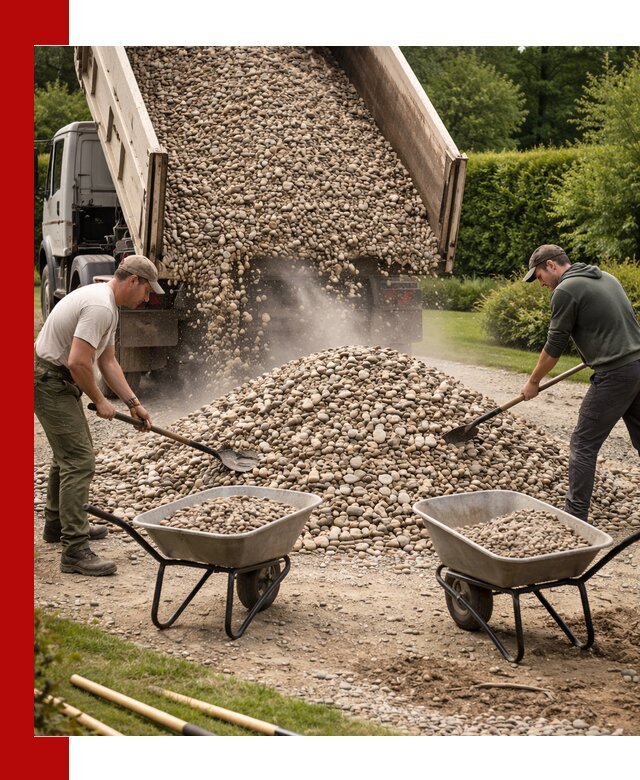 Доставка и продажа декоративной гальки в Шуе