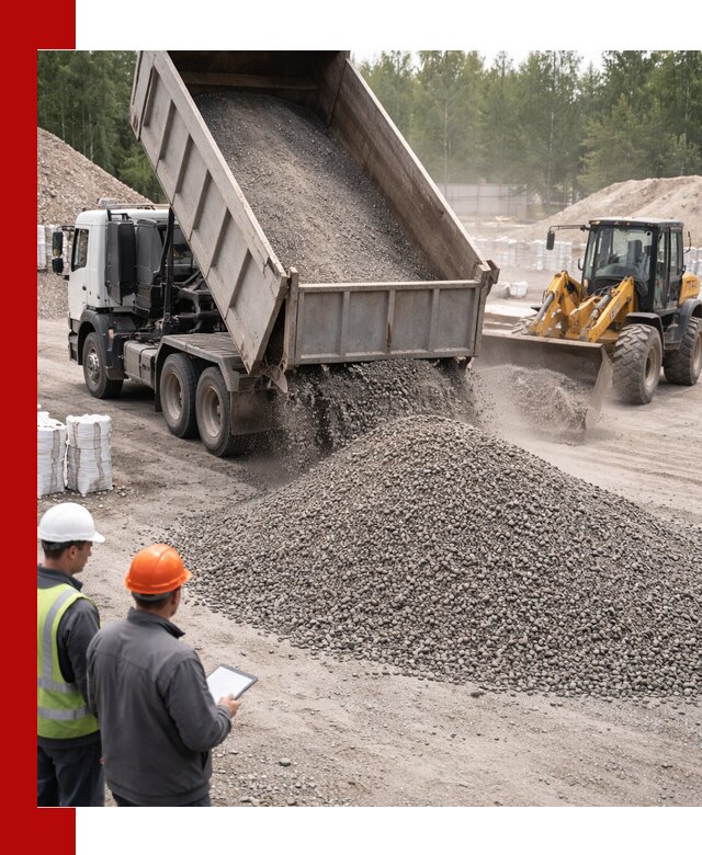 Доставка и продажа гранитного отсева 0-10 в Шуе