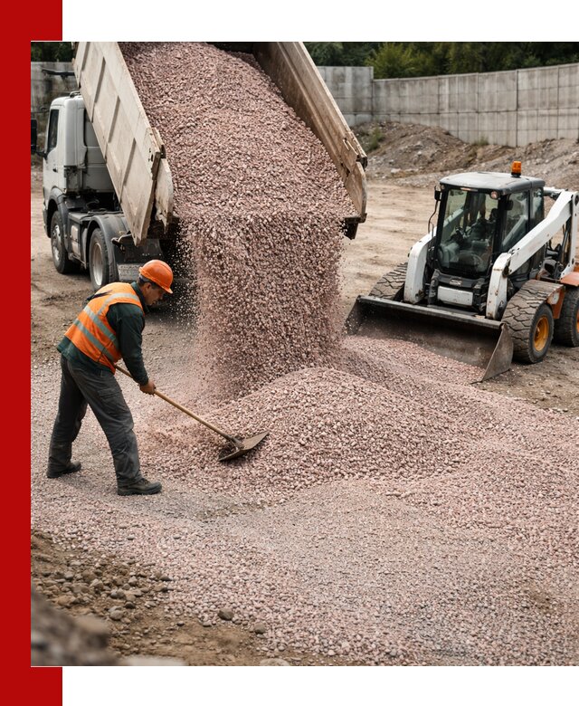 Крошка розовый гранит с доставкой в Шуе от производителя