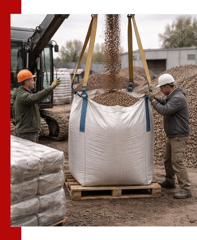Керамзит в биг-бегах с доставкой в Шуе
