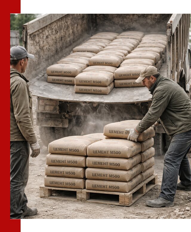 Цемент М500 с доставкой самосвалом в Шуе