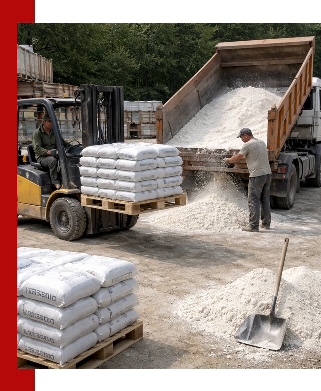 Доставка строительной извести оптом и в розницу в Шуе