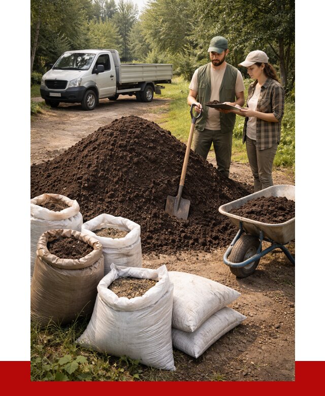 Купить грунт с доставкой в Шуе от 4626 р. за м3 | ПРОНЕРУДШуя