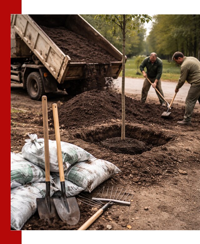 Грунт для посадки деревьев в Шуе — доставка и подготовка почвы