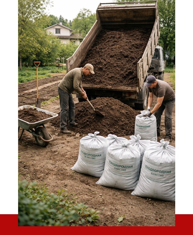 Плодородная смесь в Шуе от 4318 р./куб с доставкой | ПРОНЕРУДШуя