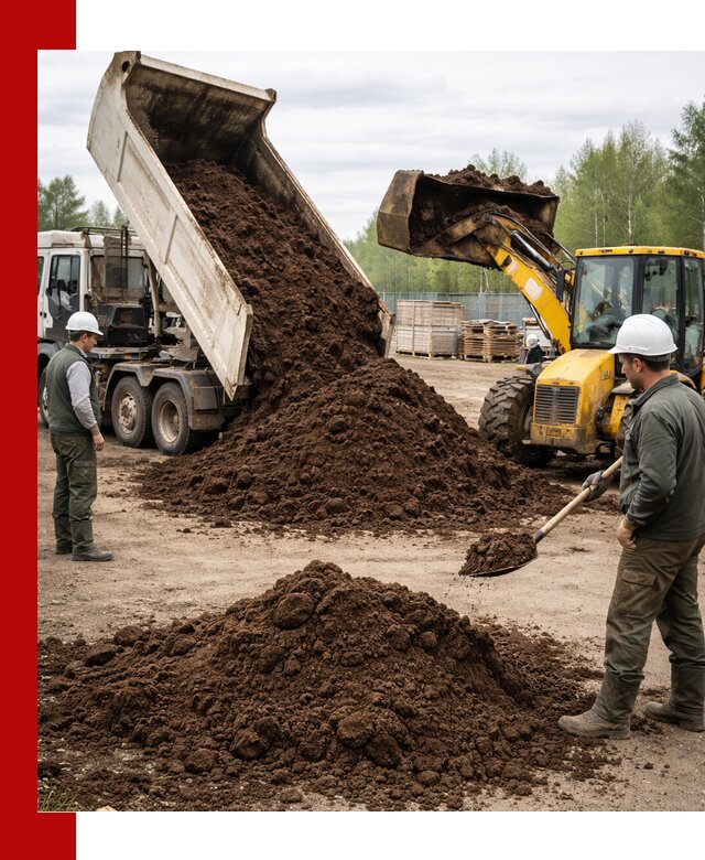 Доставка торфа оптом и в мешках в Шуе
