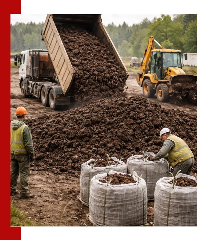 Доставка нейтрального торфа в Шуе оптом и в розницу