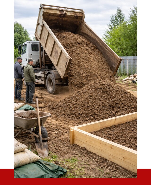 Торфо песчаная смесь в Шуе с доставкой от 1902 р. | ПРОНЕРУДШуя