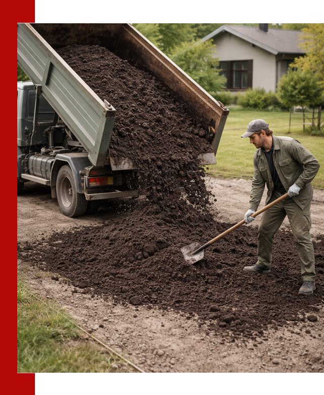 Чернозем для газона с доставкой в Шуе быстро и качественно