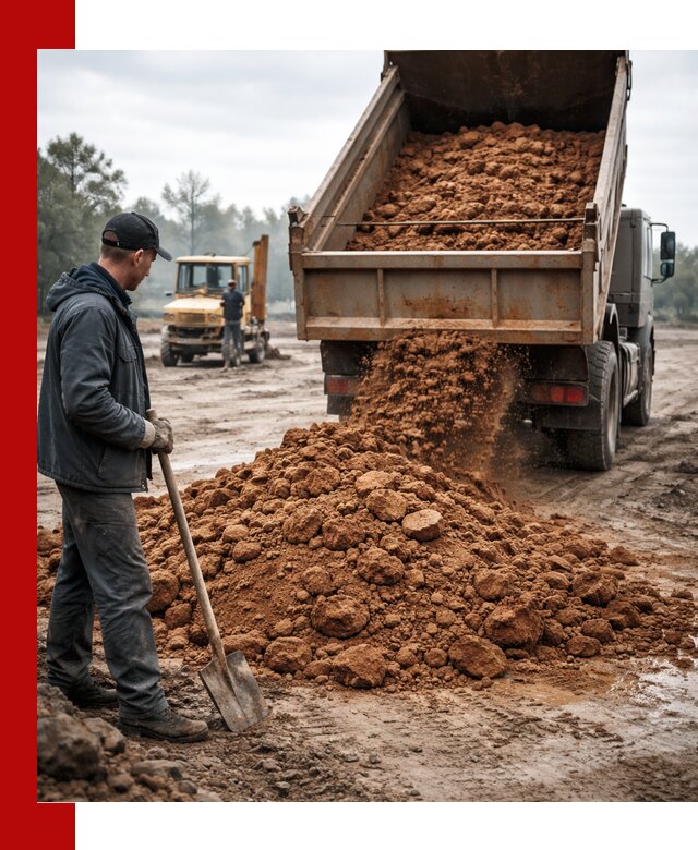 Глина для засыпки в Шуе с доставкой самосвалами