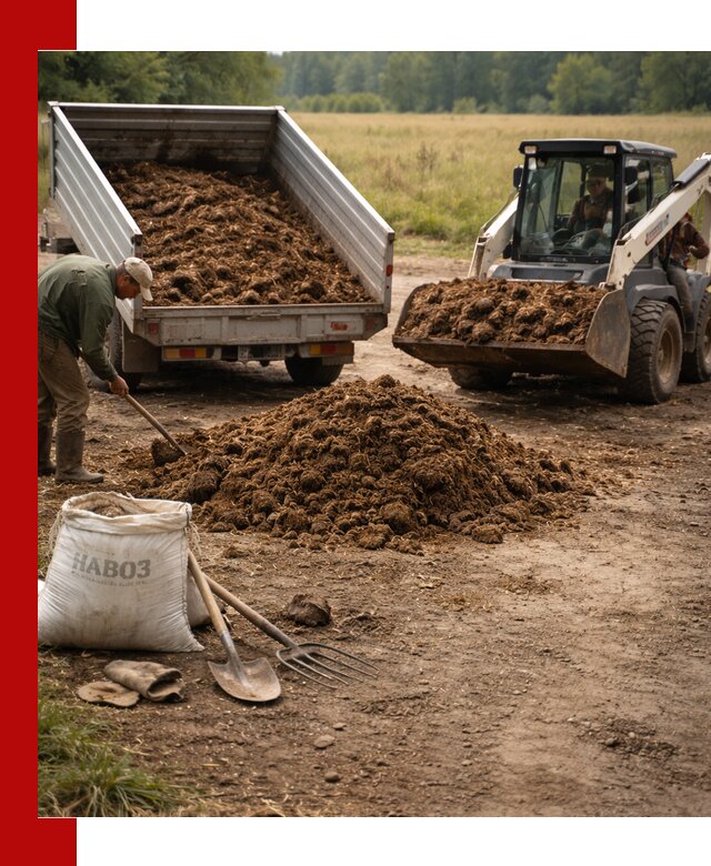 Доставка конского навоза в Шуе с разгрузкой и доставкой на объект