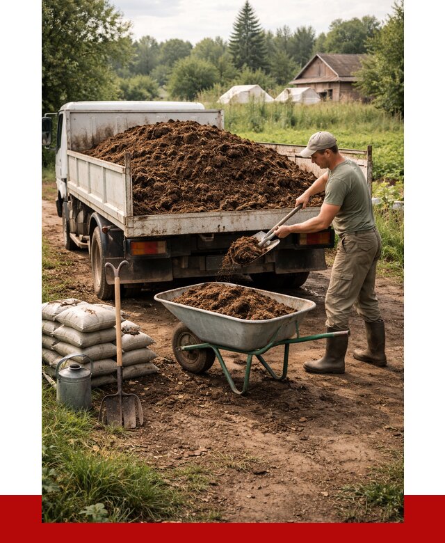 Купить коровий навоз с доставкой в Шуе от 1850 р. | ПРОНЕРУДШуя