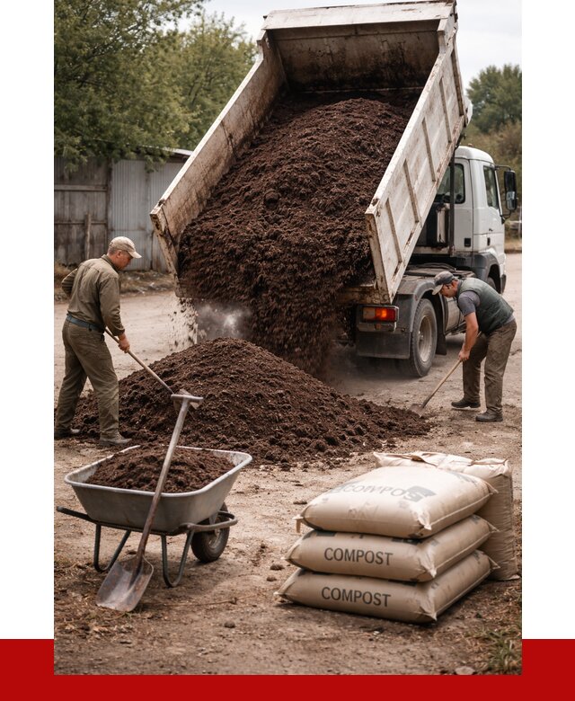 Купить компост в Шуе от 4318 р. за куб с доставкой | ПРОНЕРУДШуя