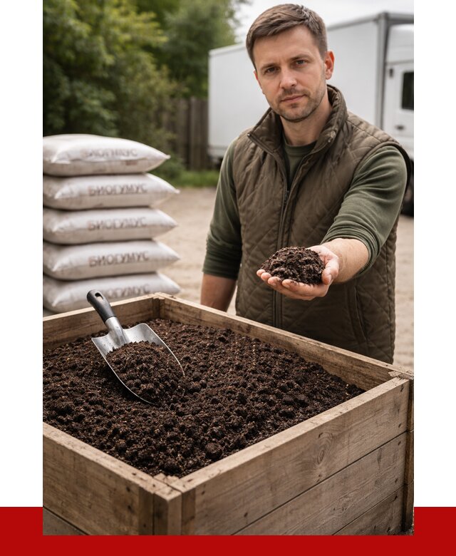 Купить биогумус в Шуе с доставкой от 8738 р. за куб | ПРОНЕРУДШуя