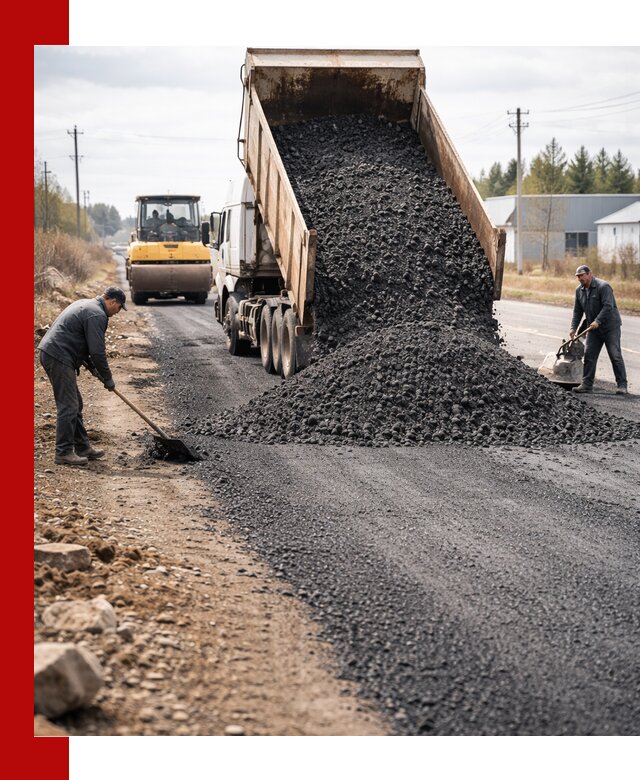 Асфальтовая крошка для дорог в Шуе — поставка и доставка