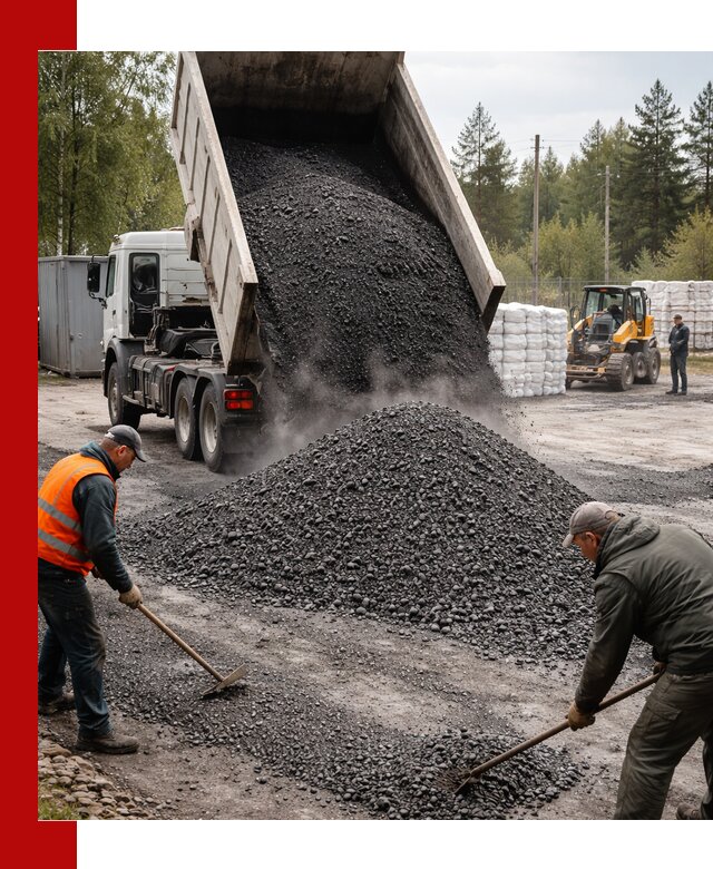 Доставка и продажа асфальтного гранулята в Шуе