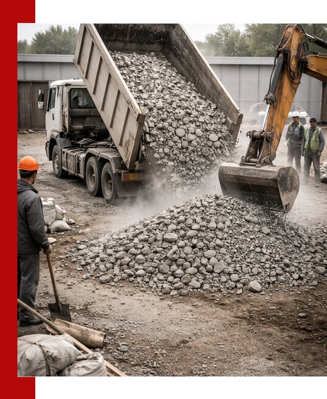 Доставка дробленого бетона в Шуе оптом и в розницу