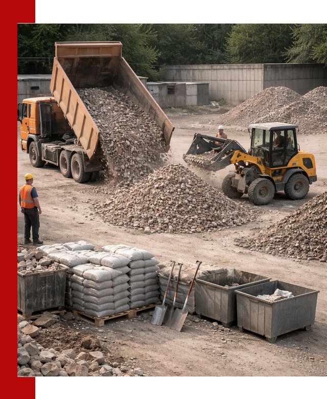 Вторичные материалы для отсыпки в Шуе — поставка и доставка