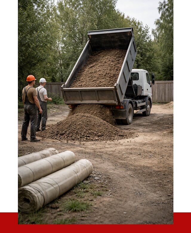 Доставка сыпучих материалов самосвалом в Шую от 4318 р. | ПРОНЕРУДШуя