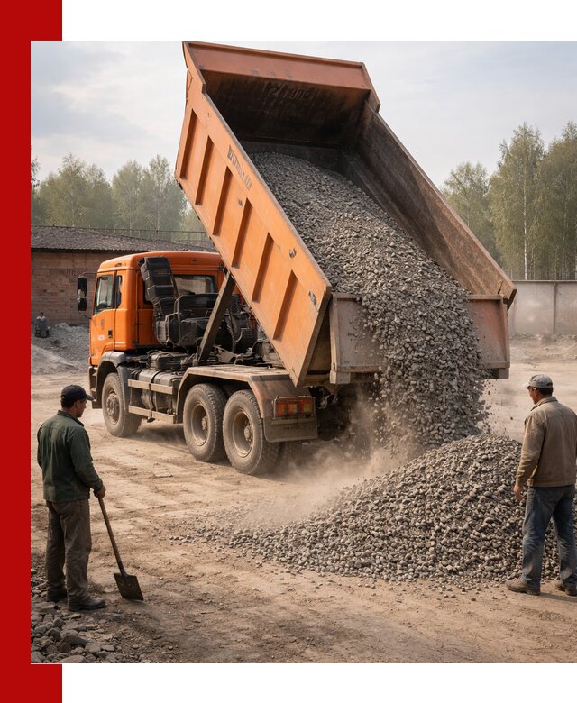 Доставка самосвалом 20 м3 в Шуе быстро и надежно