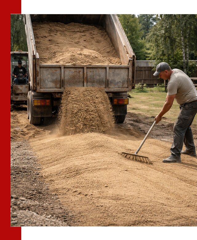 Отсыпка участка песком в Шуе быстро и качественно