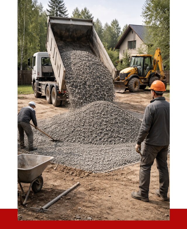 Отсыпка участка щебнем в Шуе от 6682 р. ПРОНЕРУДШуя