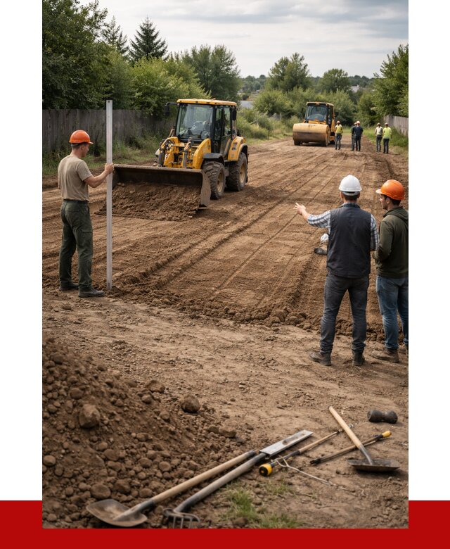 Планировка участка грунтом в Шуе от 4626 р ПРОНЕРУДШуя