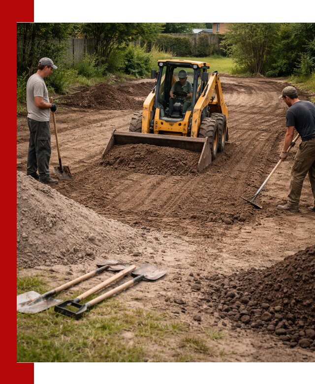 Планировка участка грунтом с вывозом и доставкой в Шуе